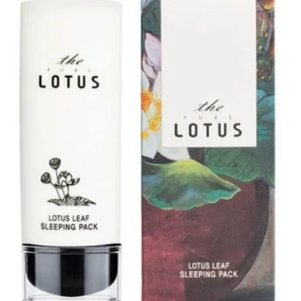 THE PURE LOTUS Lotus Leaf Sleeping Pack Moisturizer NIB 70ml